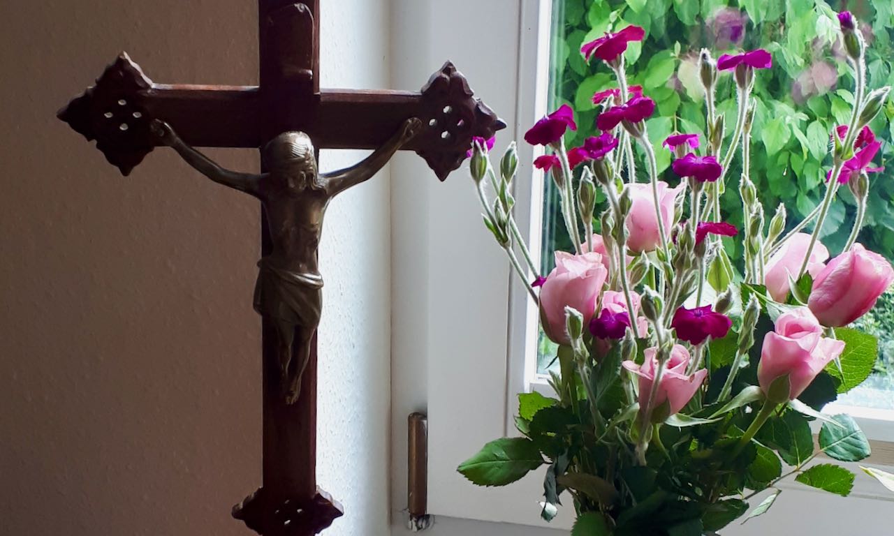 Anlässlich des katholisches Hochfestes Peter und Paul hielt Propst Berkefeld eine Andacht in der Caritas-Tagespflege Duderstadt.