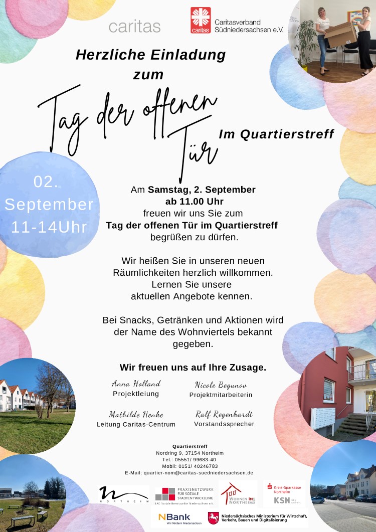 Einladung 2. September 11 bis 14 Uhr