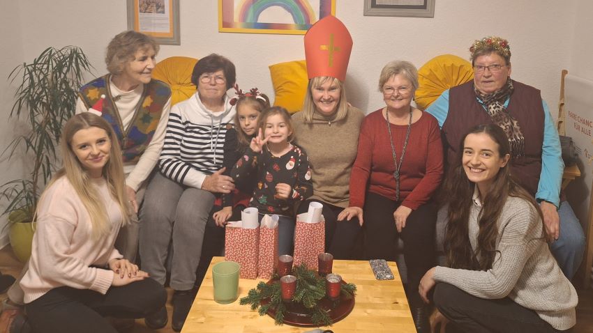 Besuch der „besten Freundin“ des Nikolaus | Foto: Caritas